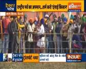 R-Day Tractor Rally | Farmers climb domes of Red Fort, hoist flags; several cops injured in clashes