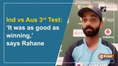 Ind vs Aus 3rd Test: 'It was as good as winning,' says Rahane