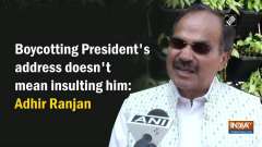 Boycotting President's address doesn't mean insulting him: Adhir Ranjan