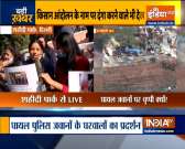 Tractor rally violence: Families of injured Delhi Police personnel protest near ITO
