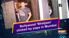 Bollywood 'Bhaijaan' clicked by paps in Mumbai