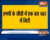 Bus carrying around 54 passengers, fell into a canal in Sidhi
