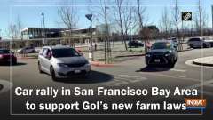 Car rally in San Francisco Bay Area to support GoI's new farm laws