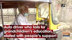 Auto driver who toils for grandchildren's education, elated with people's support