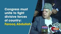 	Congress must unite to fight divisive forces of country: Farooq Abdullah