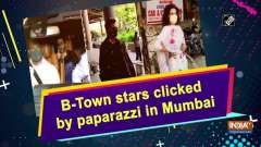 B-Town stars clicked by paparazzi in Mumbai