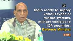 India ready to supply various types of missile systems, military vehicles to IOR countries: Defence Minister