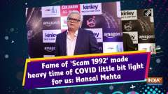 Fame of 'Scam 1992' made heavy time of COVID little bit light for us: Hansal Mehta