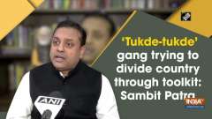 'Tukde-tukde' gang trying to divide country through toolkit: Sambit Patra