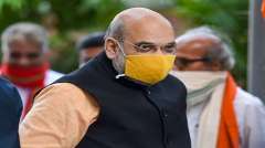  HM Amit Shah receives first shot of Coronavirus vaccine