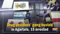 Drug peddlers' gang busted in Agartala, 15 arrested