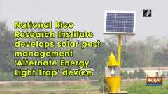 National Rice Research Institute develops solar pest management 'Alternate Energy Light Trap' device