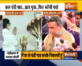 Suvendu Adhikari attacks Mamata Banerjee after offering prayers at Hanuman Temple in Nandigram