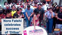 Nora Fatehi celebrates success of 'Dilbar'