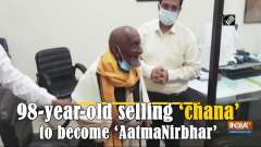 98-year-old selling 'chana' to become 'AatmaNirbhar'