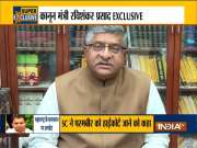 Exclusive: Union Minister Ravi Shankar Prasad slams Maha govt over sachin waze case