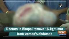 Doctors in Bhopal remove 16-kg tumor from woman's abdomen