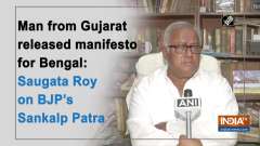 Man from Gujarat released manifesto for Bengal: Saugata Roy on BJP's Sankalp Patra