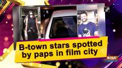 B-town stars spotted by paps in film city