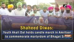 Shaheed Diwas: Youth Akali Dal holds candle march in Amritsar to commemorate martyrdom of Bhagat Singh