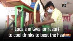 Locals in Gwalior resort to cool drinks to beat the heat