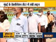  Long queue of people seen at BKC jumbo vaccination centre in Mumbai
