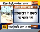 Stone pelted on convoy of Suvendu Adhikari in Nandigram