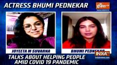 Actress Bhumi Pednekar talks about helping people in the times of COVID-19 pandemic