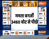Nandigram Seat Result: Suvendu Adhikari leads by 3,460 votes over Mamata Banerjee