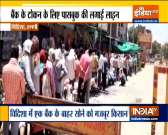 Madhya Pradesh: Farmers spend night in queue as bank reopens after days