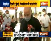 Manish Sisodia inspects the phase 3 COVID-19 vaccination drive at Vinod Nagar, Delhi