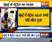 In Mumbai petrol price climbed to Rs 100.47 per liter 