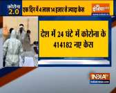 Coronavirus: India records more than 4.14 lakh new cases, over 3,900 fatalities in a single day