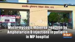 Mucormycosis: Adverse reaction by Amphotericin B injections in patients in MP hospital 
