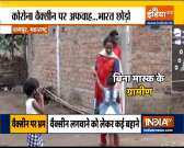 As vaccination drive intensify, people spotted without mask in parts of the country