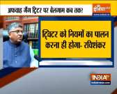 Don't preach us on Democracy: Ravi Shankar Prasad blasts Twitter for non-compliance 