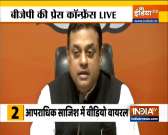 Congress spreading rumours to derail vaccination drive: BJP's Sambit Patra
