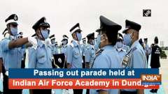 Passing out parade held at Indian Air Force Academy in Dundigal 