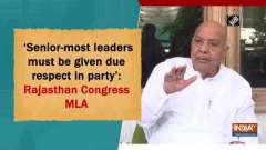 'Senior-most leaders must be given due respect in party': Rajasthan Congress MLA