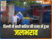 Waterlogging, traffic snarls in Delhi after heavy rain