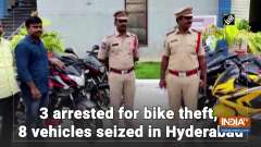 3 arrested for bike theft, 8 vehicles seized in Hyderabad