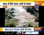 Watch scary visuals of landslide in Himachal's Kinnaur