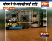 Watch: women falls back into water during rescue operation in Ratnagiri