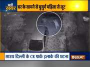 CCTV: 65-year-old woman dragged on road in Delhi's CR Park as criminal snatches her bag