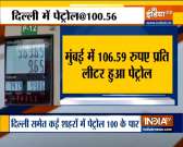 Petrol prices hiked again, Rs 100.56 per litre in Delhi