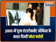 Nora Fatehi snapped at Pooja Entertainment Office, Juhu