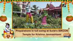 Preparations in full swing at Surat's ISKCON Temple for Krishna Janmashtami