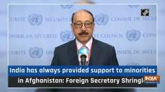 India has always provided support to minorities in Afghanistan: Foreign Secretary Shringla