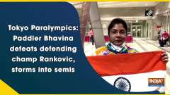 Tokyo Paralympics: Paddler Bhavina defeats defending champ Rankovic, storms into semis
