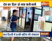 Heavy rain lashes Delhi, traffic snarls as roads waterlogged